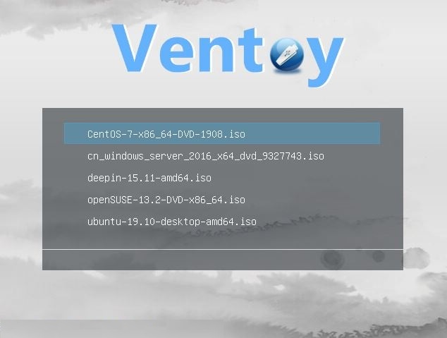 Ventoy（U盘启动制作程序）