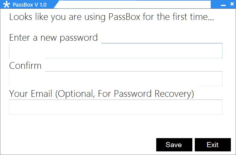 PassBox(密码管理软件)