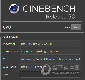Cinebench(电脑系统跑分软件)